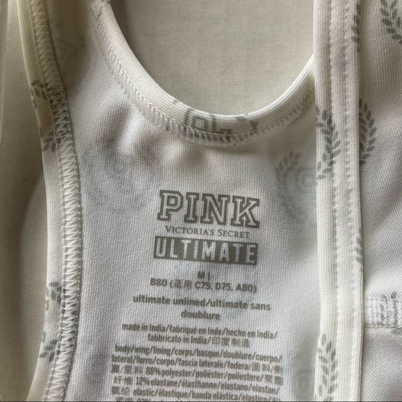 Pink Victoria Secret Ultimate Sport Bra Size M - Picture 3 of 5